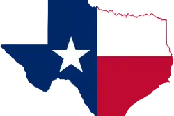 flag of the state of TX